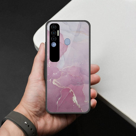 Tecno Spark 7 Pro Cover - Mystic Marble Series - HQ Premium Shine Durable Shatterproof Case