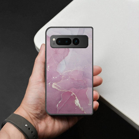 Google Pixel Fold Cover - Mystic Marble Series - HQ Premium Shine Durable Shatterproof Case