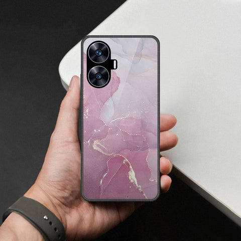 Realme C55 Cover - Mystic Marble Series - HQ Premium Shine Durable Shatterproof Case