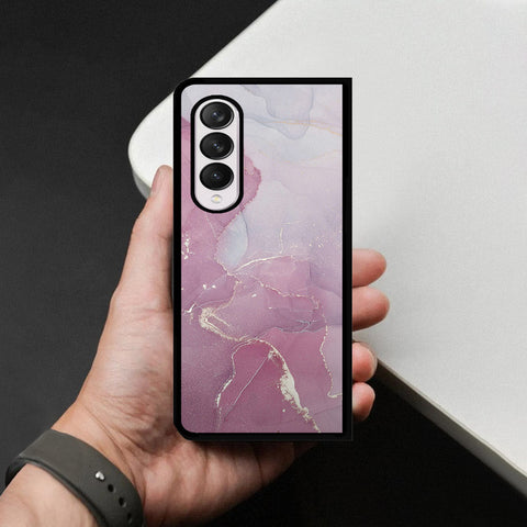 Samsung Galaxy Z Fold 4 5G Cover - Mystic Marble Series - HQ Premium Shine Durable Shatterproof Case