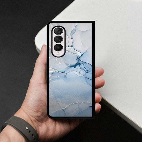 Samsung Galaxy Z Fold 4 5G Cover - Mystic Marble Series - HQ Premium Shine Durable Shatterproof Case