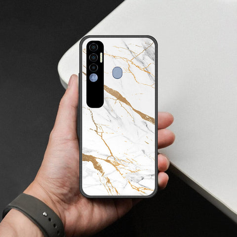 Tecno Spark 7 Pro Cover - Mystic Marble Series - HQ Premium Shine Durable Shatterproof Case