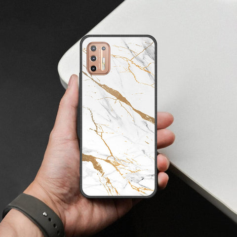 Motorola Moto G9 Plus Cover - Mystic Marble Series - HQ Premium Shine Durable Shatterproof Case