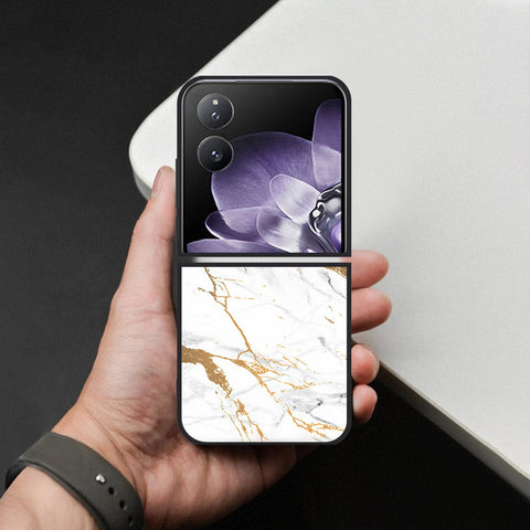 Xiaomi Mix Flip Cover - Mystic Marble Series - HQ Premium Shine Durable Shatterproof Case