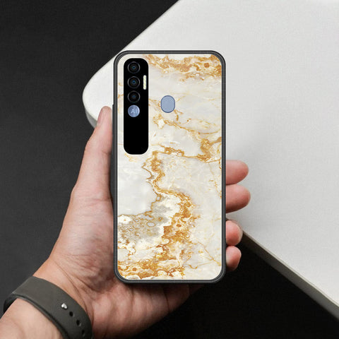 Tecno Spark 7 Pro Cover - Mystic Marble Series - HQ Premium Shine Durable Shatterproof Case