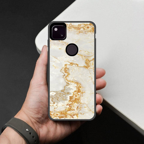 Google Pixel 4a 4G Cover - Mystic Marble Series - HQ Premium Shine Durable Shatterproof Case