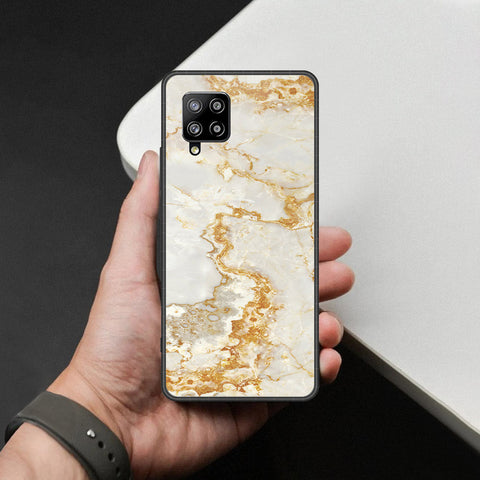 Samsung Galaxy A42 5G Cover - Mystic Marble Series - HQ Premium Shine Durable Shatterproof Case