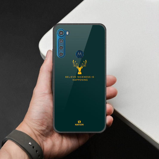 Motorola One Fusion Plus Cover - Nice Series - HQ Premium Shine Durable Shatterproof Case