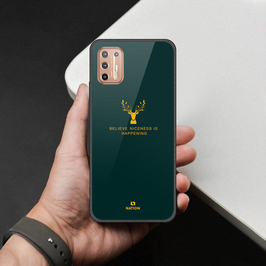 Motorola Moto G9 Plus Cover - Nice Series - HQ Premium Shine Durable Shatterproof Case