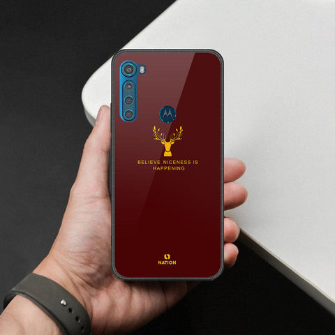 Motorola One Fusion Plus Cover - Nice Series - HQ Premium Shine Durable Shatterproof Case