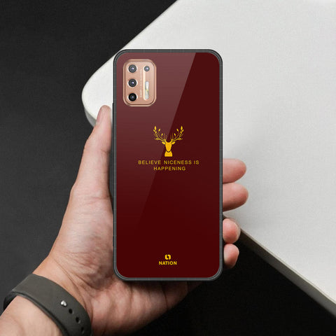 Motorola Moto G9 Plus Cover - Nice Series - HQ Premium Shine Durable Shatterproof Case