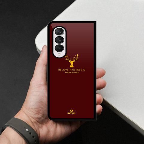 Samsung Galaxy Z Fold 4 5G Cover - Nice Series - HQ Premium Shine Durable Shatterproof Case
