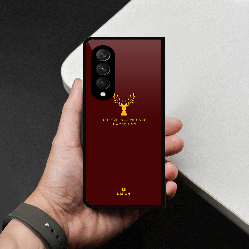 Samsung Galaxy Z Fold 3 5G Cover - Nice Series - HQ Premium Shine Durable Shatterproof Case (Fast Delivery)