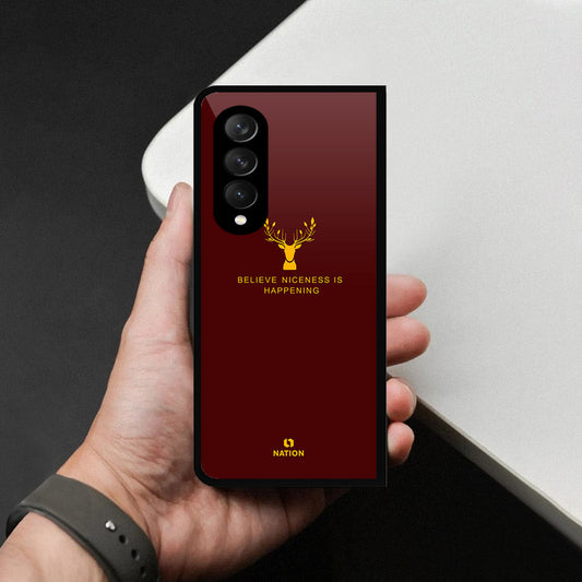 Samsung Galaxy Z Fold 3 5G Cover - Nice Series - HQ Premium Shine Durable Shatterproof Case (Fast Delivery)