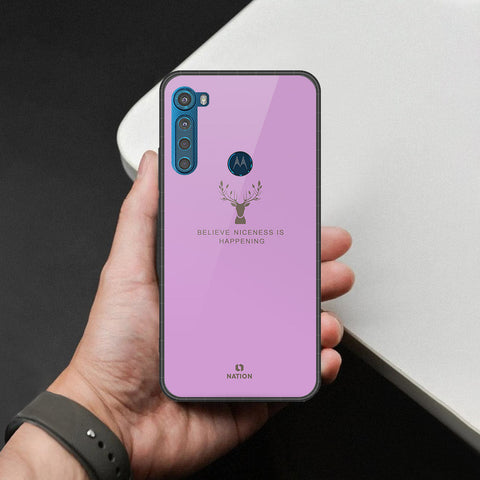 Motorola One Fusion Plus Cover - Nice Series - HQ Premium Shine Durable Shatterproof Case