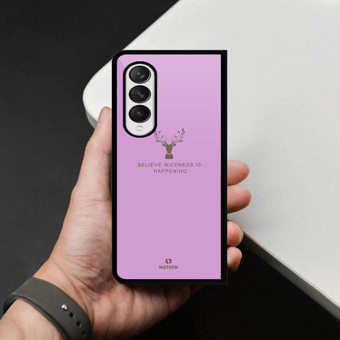 Samsung Galaxy Z Fold 4 5G Cover - Nice Series - HQ Premium Shine Durable Shatterproof Case