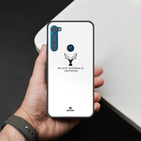 Motorola One Fusion Plus Cover - Nice Series - HQ Premium Shine Durable Shatterproof Case
