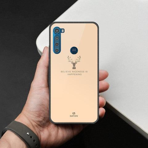 Motorola One Fusion Plus Cover - Nice Series - HQ Premium Shine Durable Shatterproof Case
