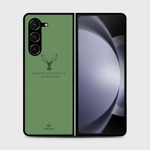 Samsung Galaxy Z Fold 5 5G  Cover- Nice Series - HQ Premium Shine Durable Shatterproof Case (Fast Delivery) (SU)