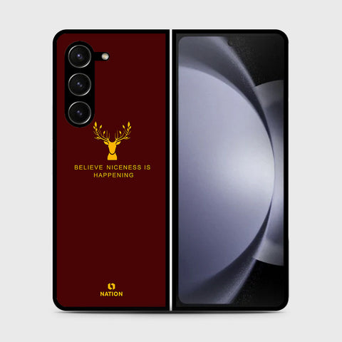 Samsung Galaxy Z Fold 5 5G  Cover- Nice Series - HQ Premium Shine Durable Shatterproof Case (Fast Delivery) (SU)