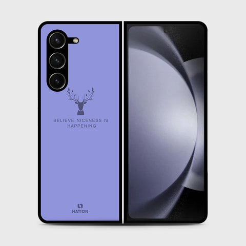 Samsung Galaxy Z Fold 5 5G  Cover- Nice Series - HQ Premium Shine Durable Shatterproof Case (Fast Delivery) (SU)