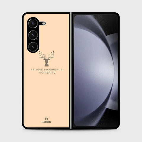 Samsung Galaxy Z Fold 5 5G  Cover- Nice Series - HQ Premium Shine Durable Shatterproof Case (Fast Delivery) (SU)