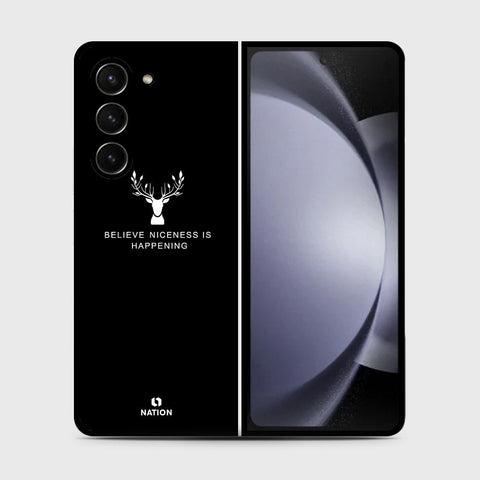 Samsung Galaxy Z Fold 5 5G  Cover- Nice Series - HQ Premium Shine Durable Shatterproof Case (Fast Delivery) (SU)