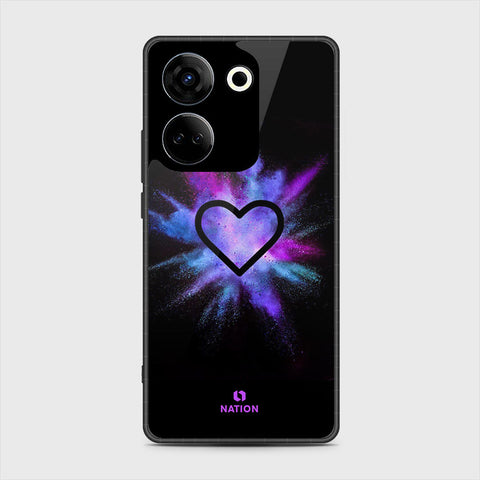 Tecno Camon 20 Pro Cover- Onation Heart Series - HQ Premium Shine Durable Shatterproof Case (Fast Delivery)