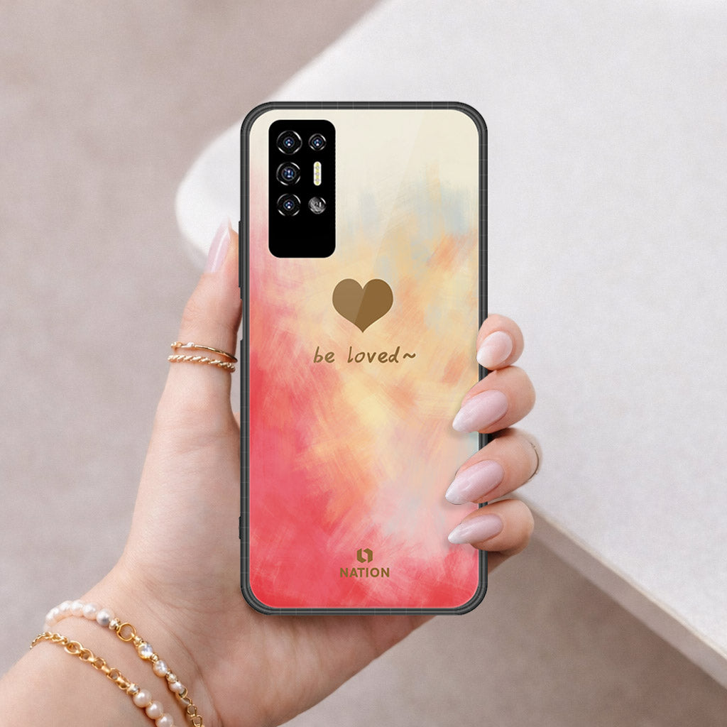 Tecno Pova 2 Cover - Onation Heart Series - HQ Premium Shine Durable Shatterproof Case