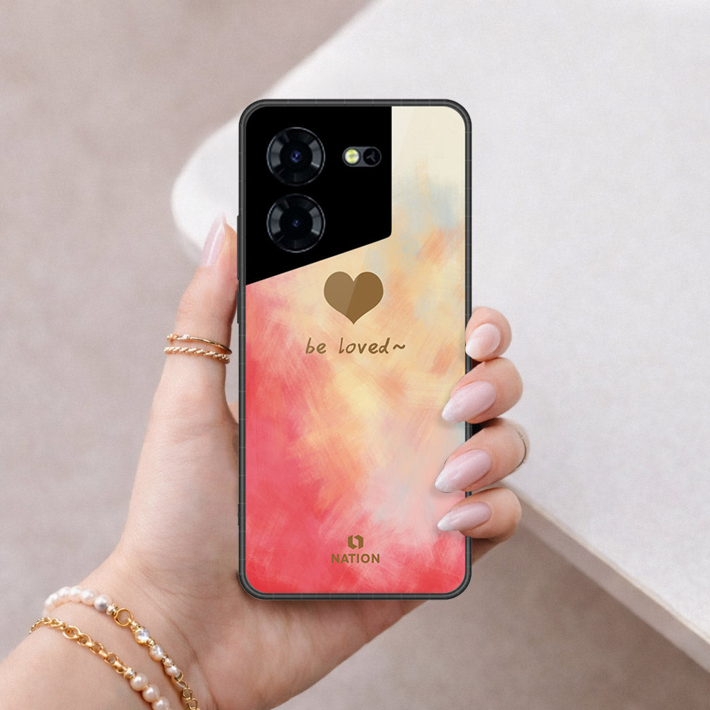 Tecno Pova 5 Cover - Onation Heart Series - HQ Premium Shine Durable Shatterproof Case