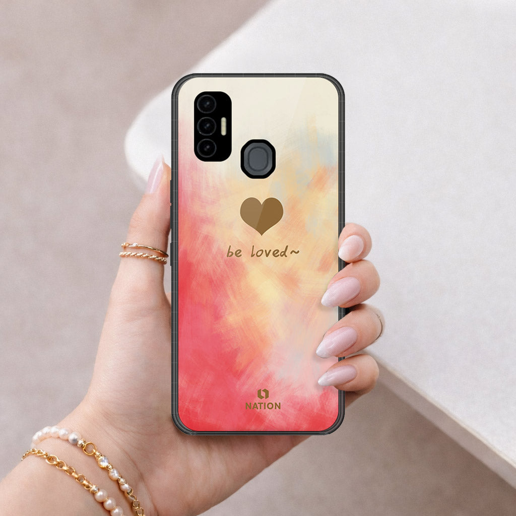 Tecno Spark 7T Cover - Onation Heart Series - HQ Premium Shine Durable Shatterproof Case