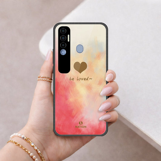 Tecno Spark 7 Pro Cover - Onation Heart Series - HQ Premium Shine Durable Shatterproof Case