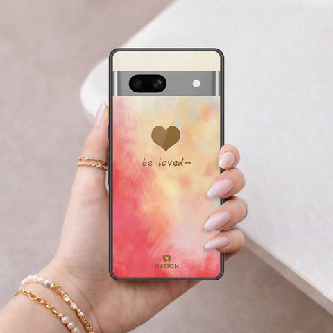 Google Pixel 7a Cover - Onation Heart Series - HQ Ultra Shine Premium Infinity Glass Soft Silicon Borders Case