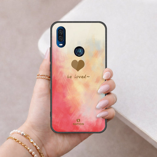 Motorola One Vision Cover - Onation Heart Series - HQ Premium Shine Durable Shatterproof Case