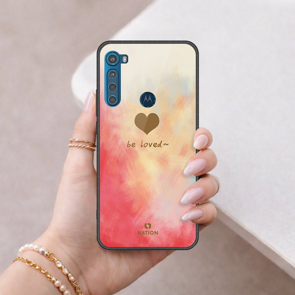 Motorola One Fusion Plus Cover - Onation Heart Series - HQ Premium Shine Durable Shatterproof Case