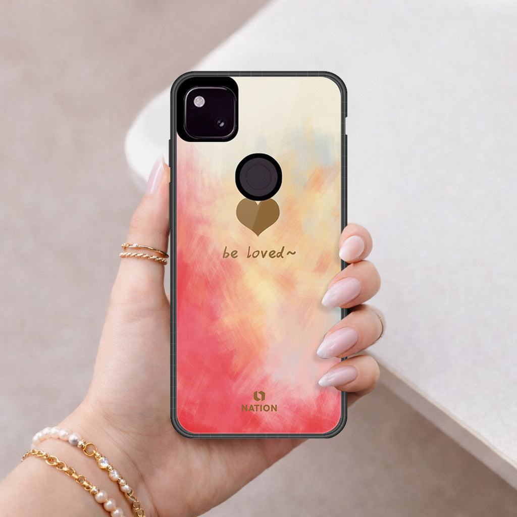 Google Pixel 4a 4G Cover - Onation Heart Series - HQ Premium Shine Durable Shatterproof Case