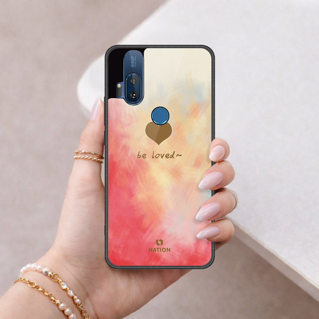 Motorola One Hyper Cover - Onation Heart Series - HQ Premium Shine Durable Shatterproof Case