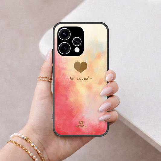 Oppo Reno 15c Cover - Onation Heart Series - HQ Ultra Shine Premium Infinity Glass Soft Silicon Borders Case
