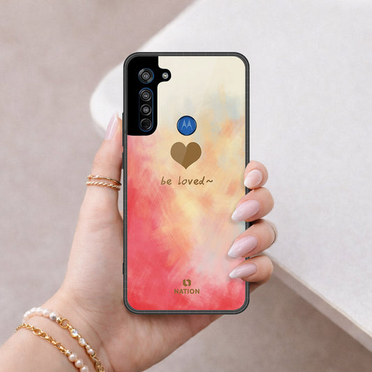 Motorola Moto G8 Cover - Onation Heart Series - HQ Premium Shine Durable Shatterproof Case
