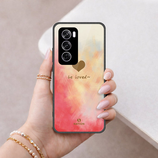 Oppo Reno 12 Pro Cover - Onation Heart Series - HQ Premium Shine Durable Shatterproof Case