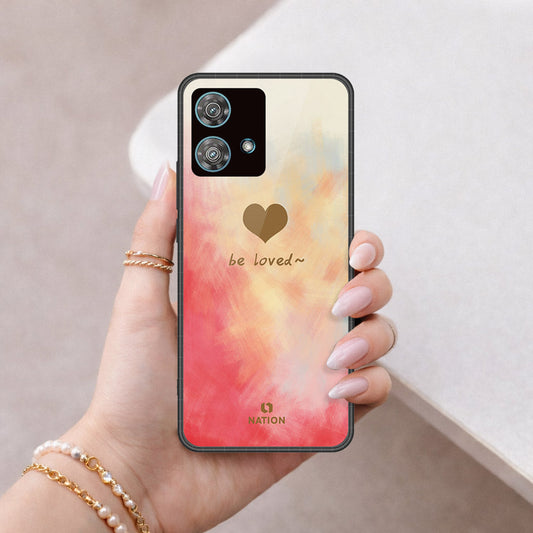 Motorola Edge 40 Neo Cover - Onation Heart Series - HQ Premium Shine Durable Shatterproof Case