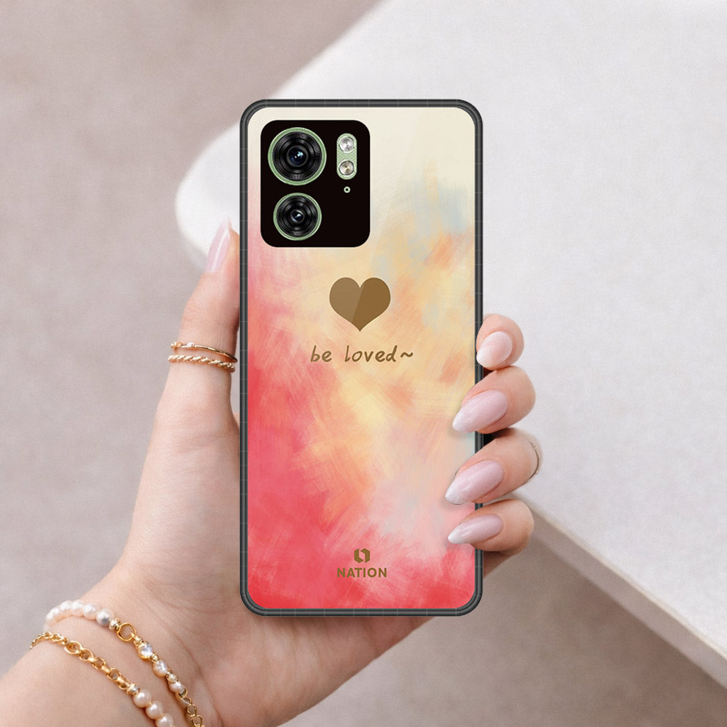 Motorola Edge 40 Cover - Onation Heart Series - HQ Premium Shine Durable Shatterproof Case