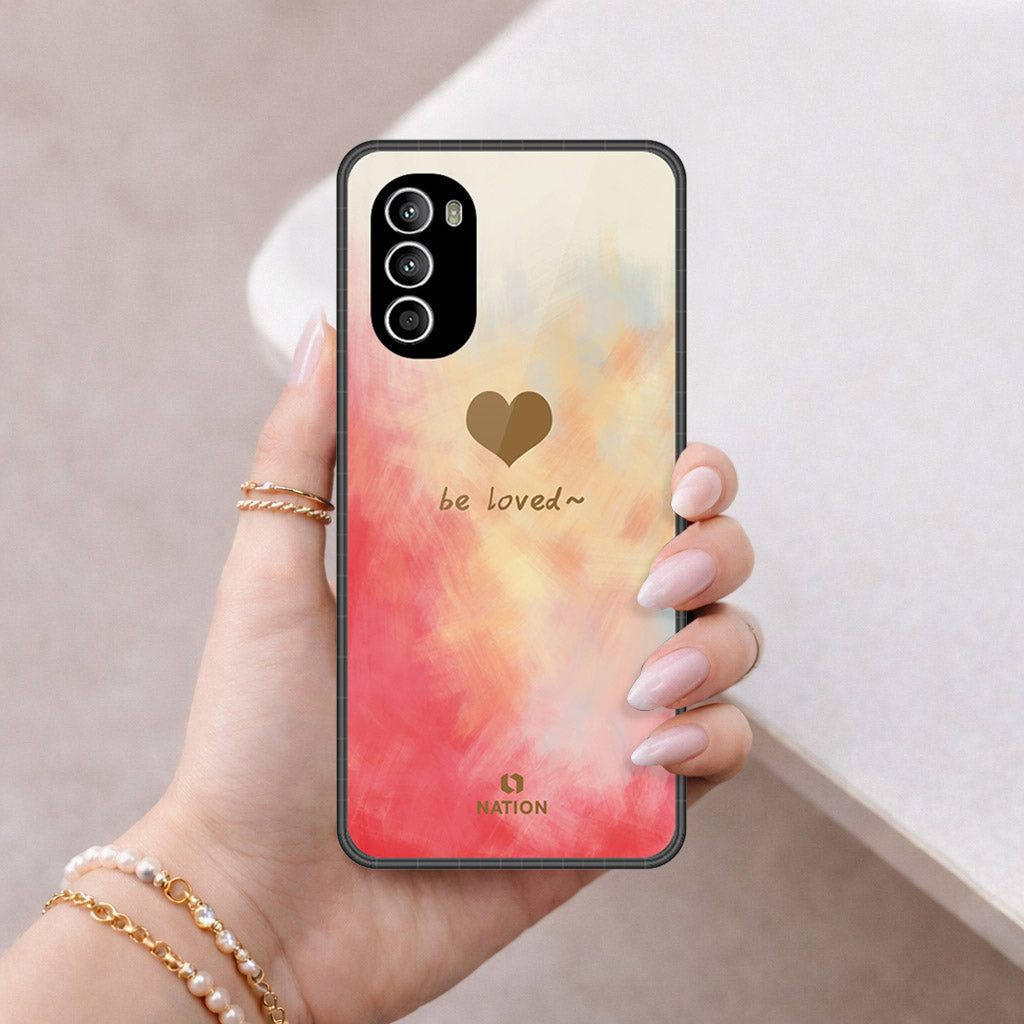 Motorola Moto G82 Cover - Onation Heart Series - HQ Premium Shine Durable Shatterproof Case