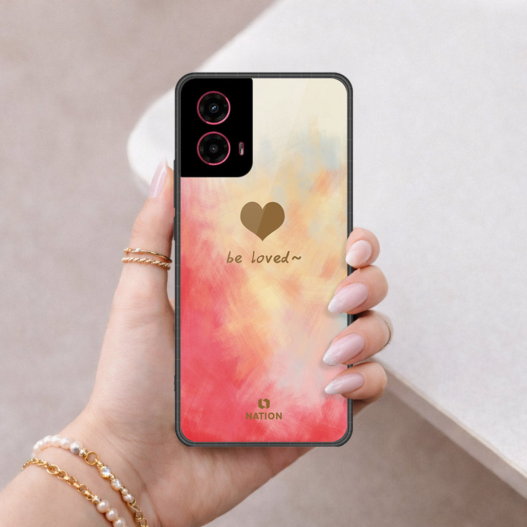 Motorola Moto G45 Cover - Onation Heart Series - HQ Premium Shine Durable Shatterproof Case