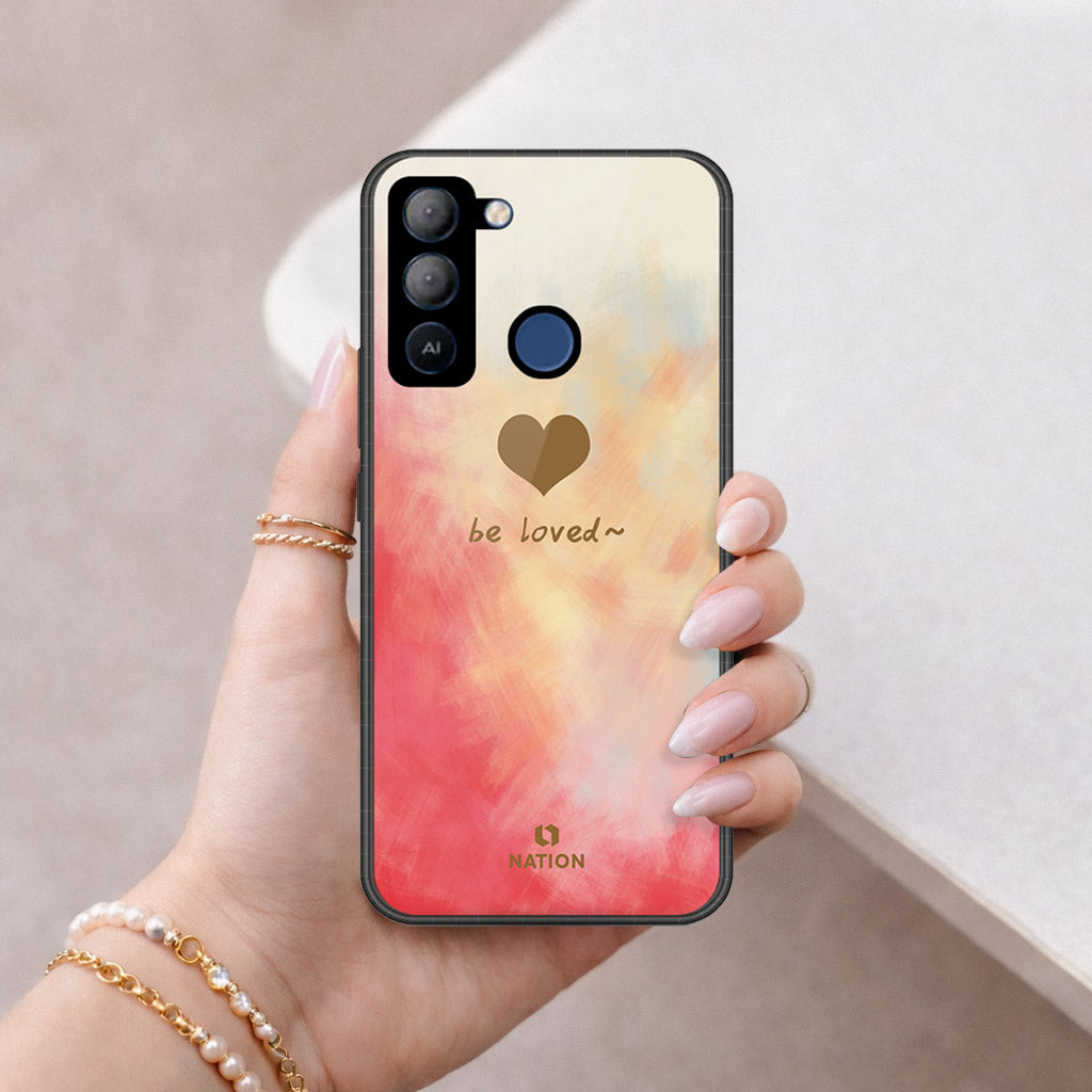 Tecno Pop 5 LTE Cover - Onation Heart Series - HQ Premium Shine Durable Shatterproof Case