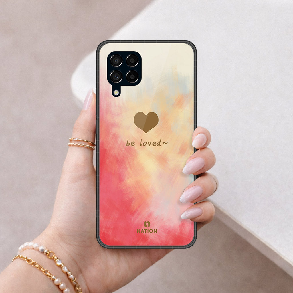 Samsung Galaxy M53 Cover - Onation Heart Series - HQ Premium Shine Durable Shatterproof Case