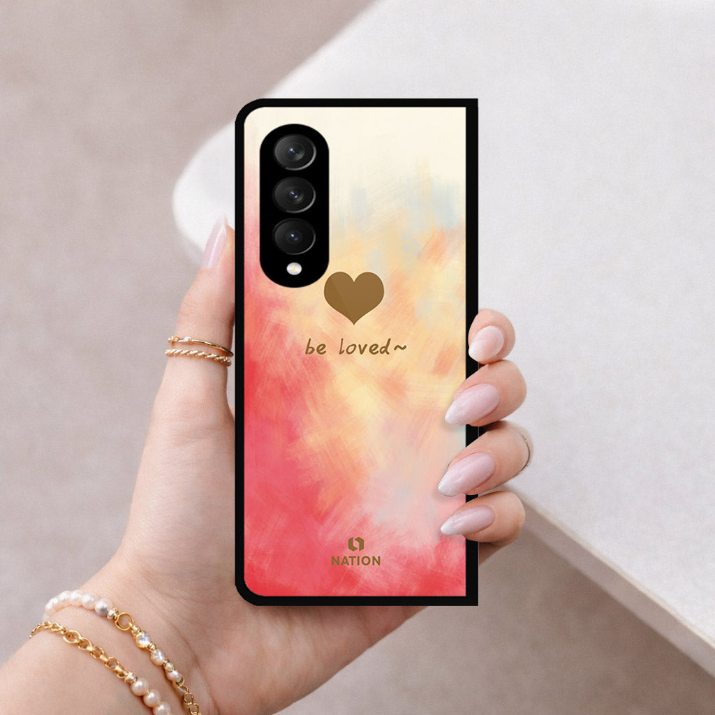 Samsung Galaxy Z Fold 3 5G Cover - Onation Heart Series - HQ Premium Shine Durable Shatterproof Case