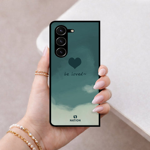 Samsung Galaxy Z Fold 5 5G Cover - Onation Heart Series - HQ Premium Shine Durable Shatterproof Case