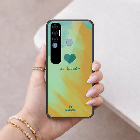Tecno Spark 7 Pro Cover - Onation Heart Series - HQ Premium Shine Durable Shatterproof Case