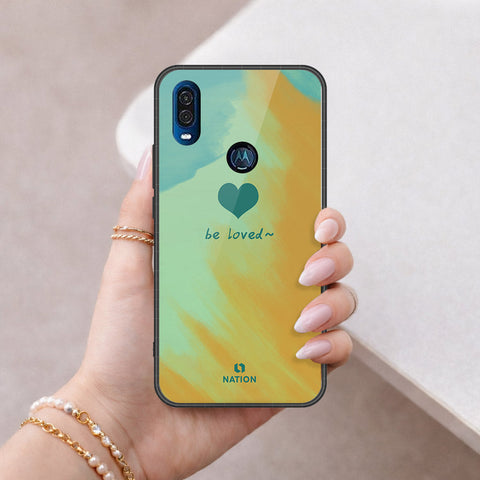 Motorola One Vision Cover - Onation Heart Series - HQ Premium Shine Durable Shatterproof Case
